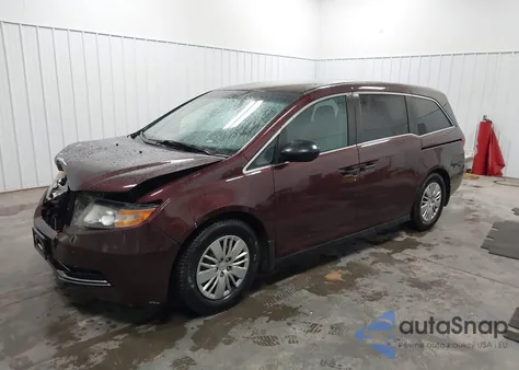 2015 Honda Odyssey Lx from USA, damaged, VIN 5FNRL5H21FB032306
